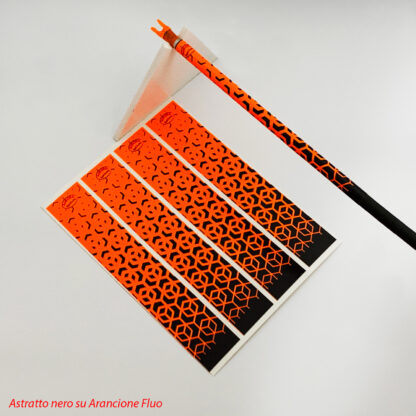 Wraps -00 FLUORESCENTI ASTRATTO NERO - immagine 2