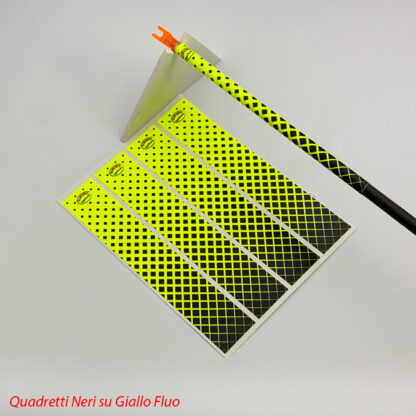 Wraps -00 FLUORESCENTI QUADRATINI NERI - immagine 3