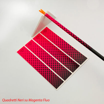 Wraps -00 FLUORESCENTI QUADRATINI NERI - immagine 4