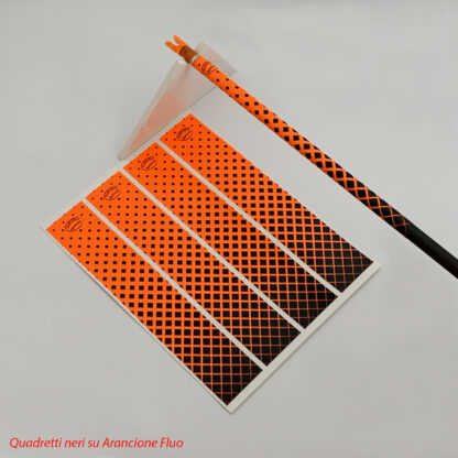 Wraps -00 FLUORESCENTI QUADRATINI NERI - immagine 2