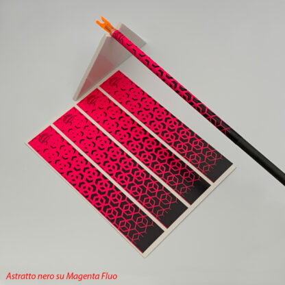 Wraps -00 FLUORESCENTI ASTRATTO NERO - immagine 4
