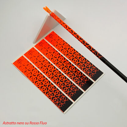 Wraps -00 FLUORESCENTI ASTRATTO NERO - immagine 5